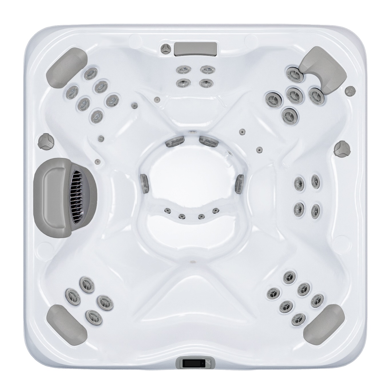 Bullfrog Spas X7 Choice Whirlpool für 7 Personen 224x224x91cm Coastal Grey