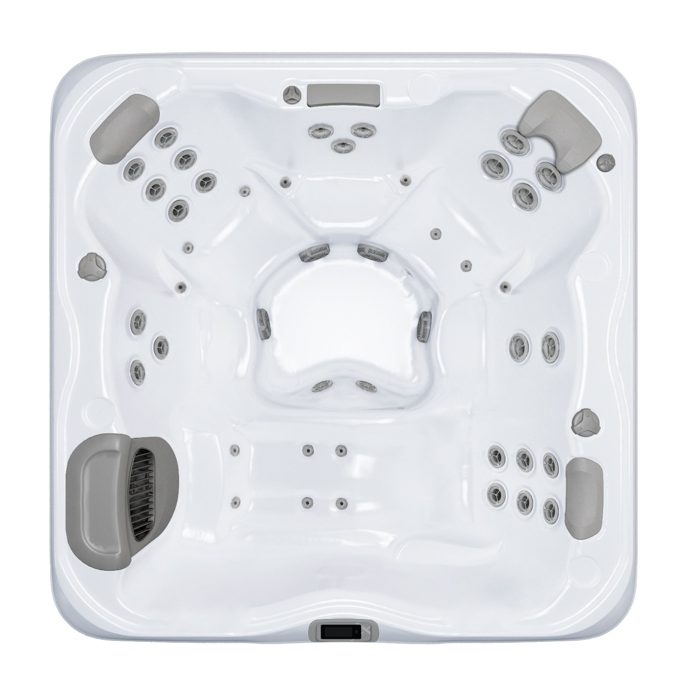 Bullfrog Spas X7L Choice Whirlpool für 6 Personen 224x224x91cm Coastal Grey
