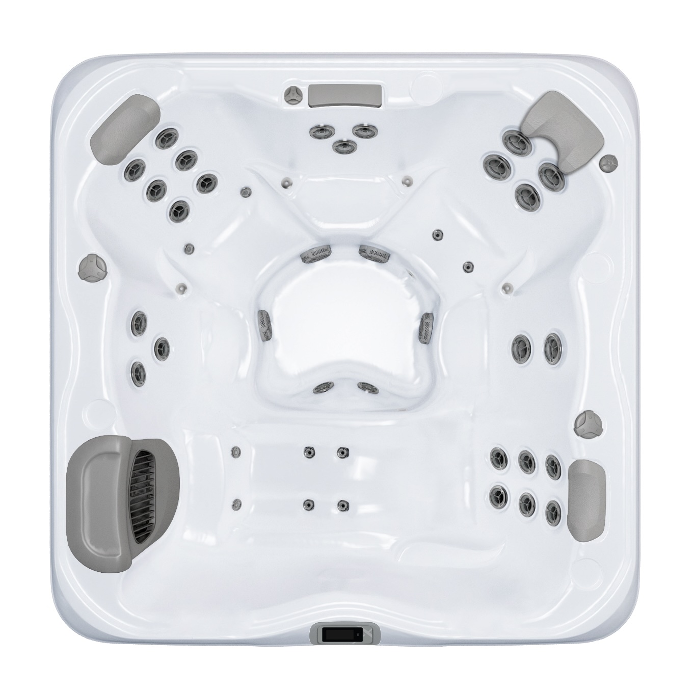 Bullfrog Spas X7L Select Whirlpool für 6 Personen 224x224x91cm Coastal Grey