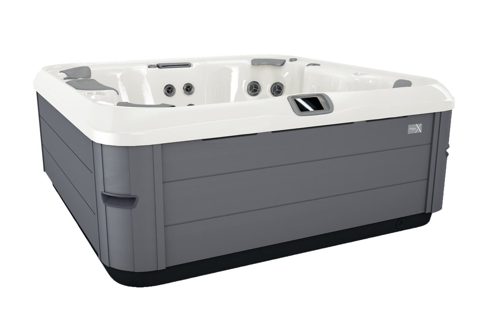Bullfrog Spas X7 Select Whirlpool für 7 Personen 224x224x91cm Coastal Grey