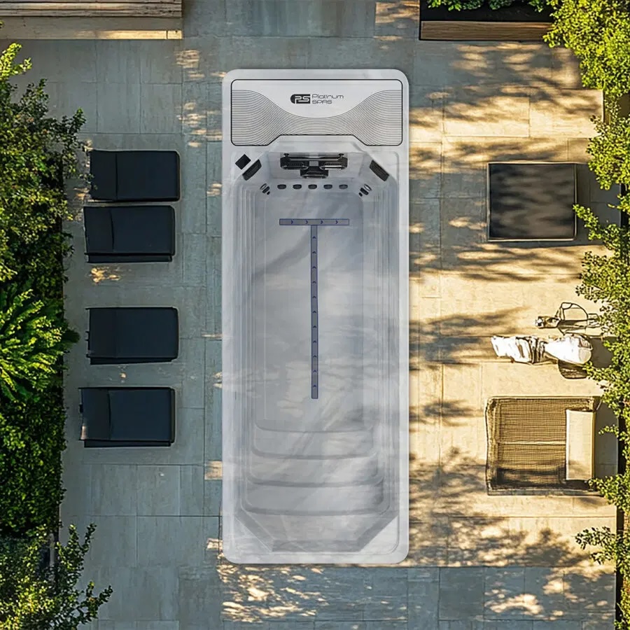 Platinum Spas Chronos Mini-Pool 600x225x150cm Swim Spa mit River Jet System