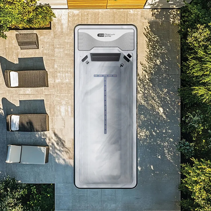 Platinum Spas Hades Pro Mini-Pool 600x225x152cm Swim Spa mit Turbine