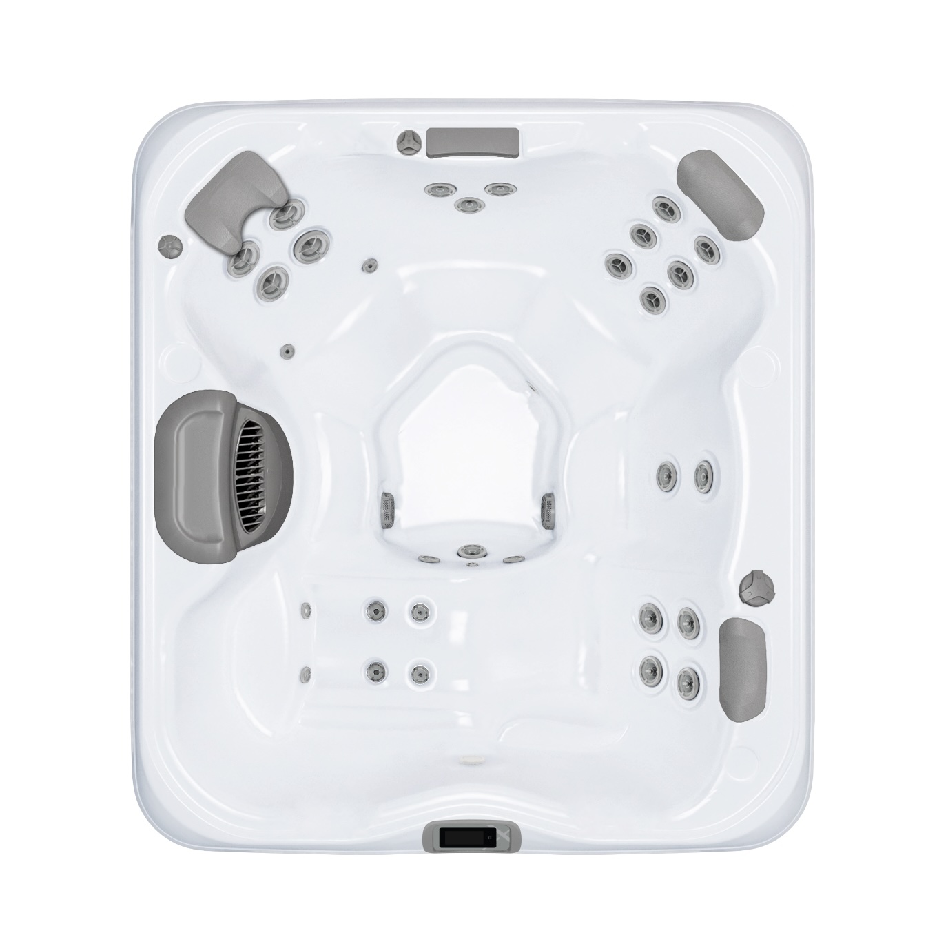 Bullfrog Spas X6L Choice Whirlpool für 6 Personen 224x203x86cm Coastal Grey