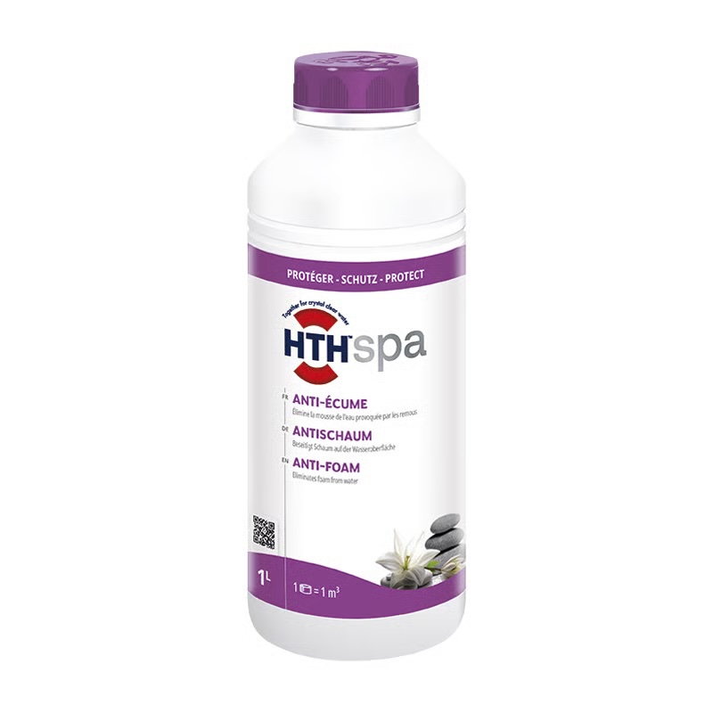 hth Spa Anti-Schaum 1 L (1000 ml) Antischaum Schaumentferner für Whirlpools und Spas
