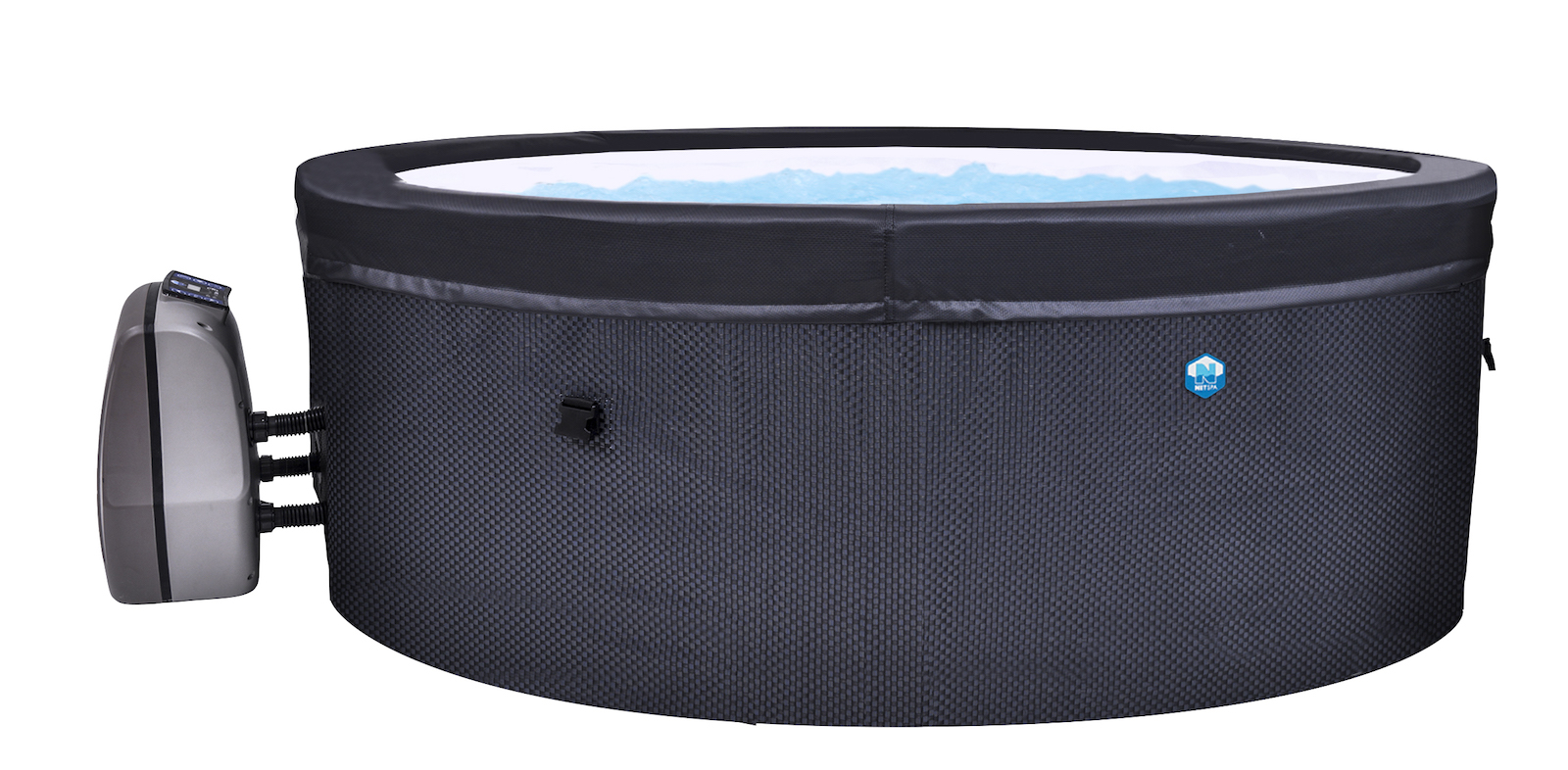 NetSpa Vita Whirlpool halbstarr rund für 4 Personen Ø 156 x 73 cm Outdoor Whirlpool