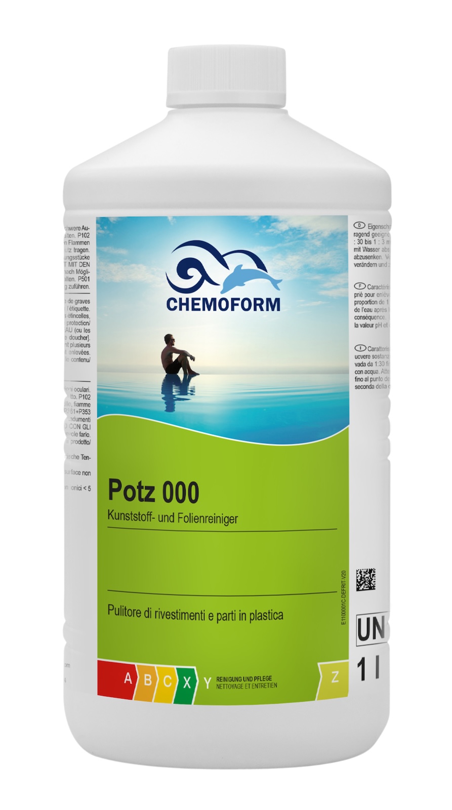 Chemoform Potz 000 1 l Kunststoff‑ und Folienreiniger bei Verschmutzungen