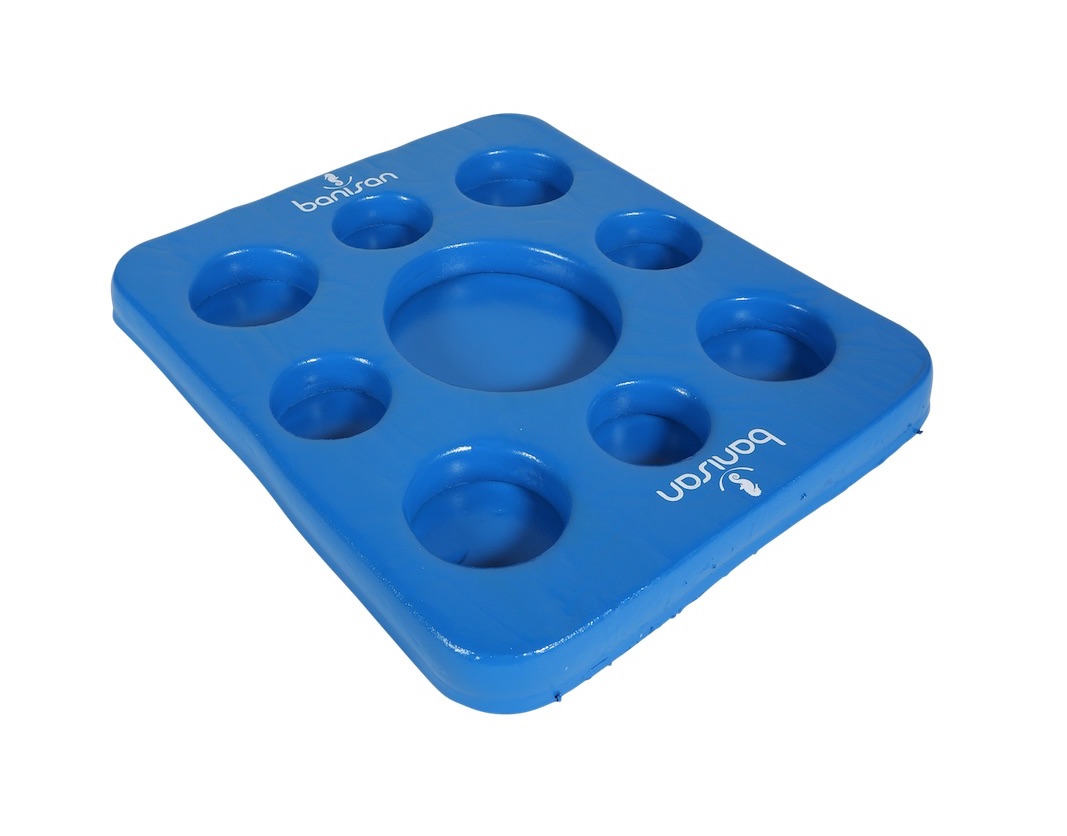 Banisan Kool Tray Schwimmtablett Getränkehalter für Whirlpools mit Spielbrett blau Banisan Kool Tray Schwimmtablett Getränkehalter für Whirlpools mit Spielbrett blau