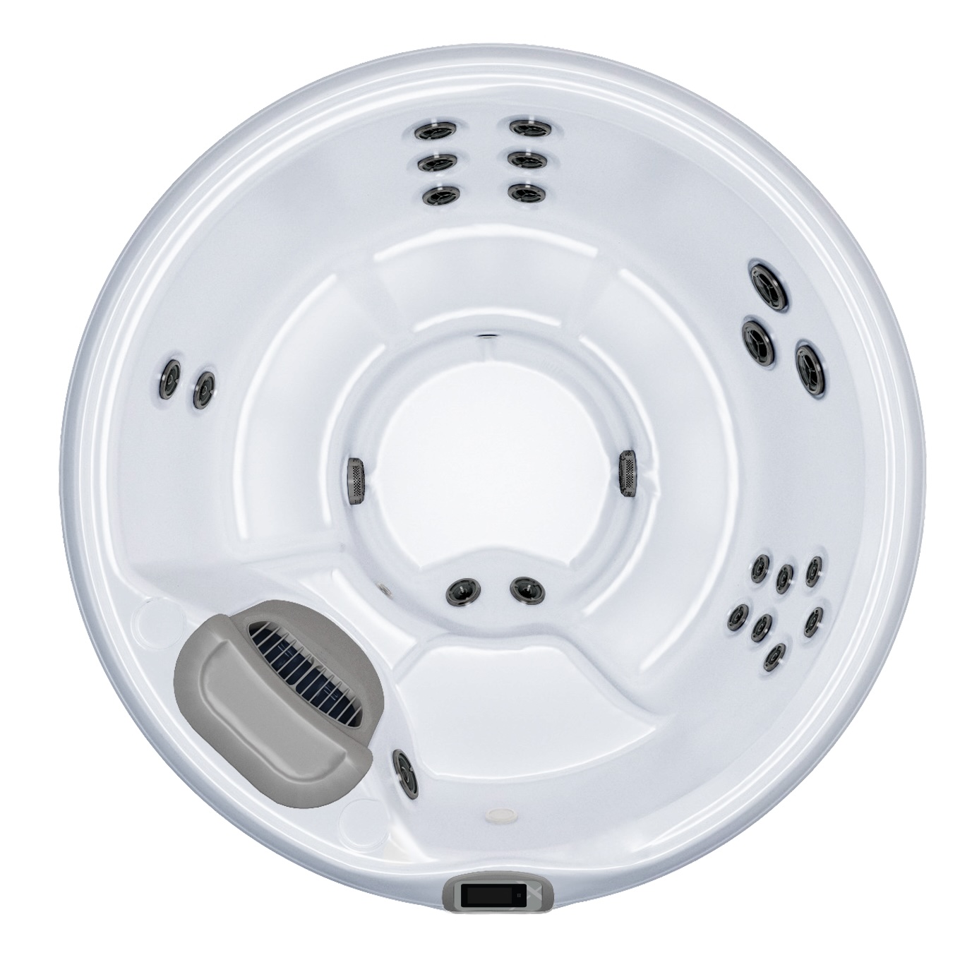 Bullfrog Spas X6R Choice Whirlpool für 5 Personen 201 x 86 cm Coastal Grey