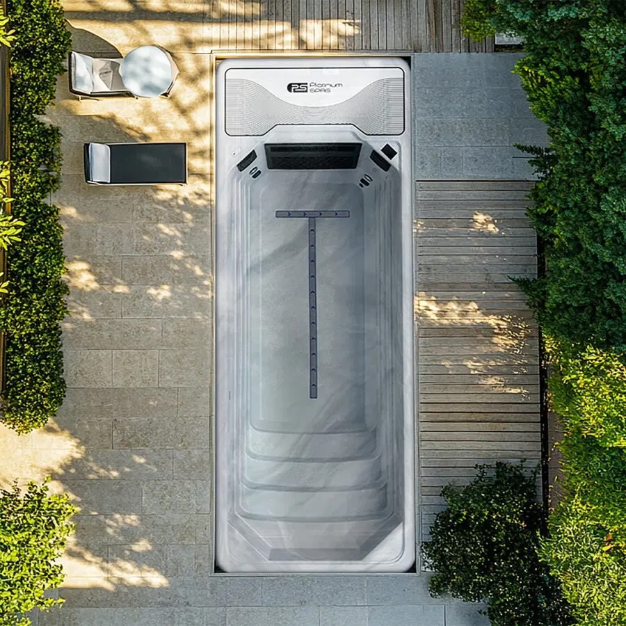 Platinum Spas Chronos Pro Mini-Pool 600x225x150cm Swim Spa mit Turbine