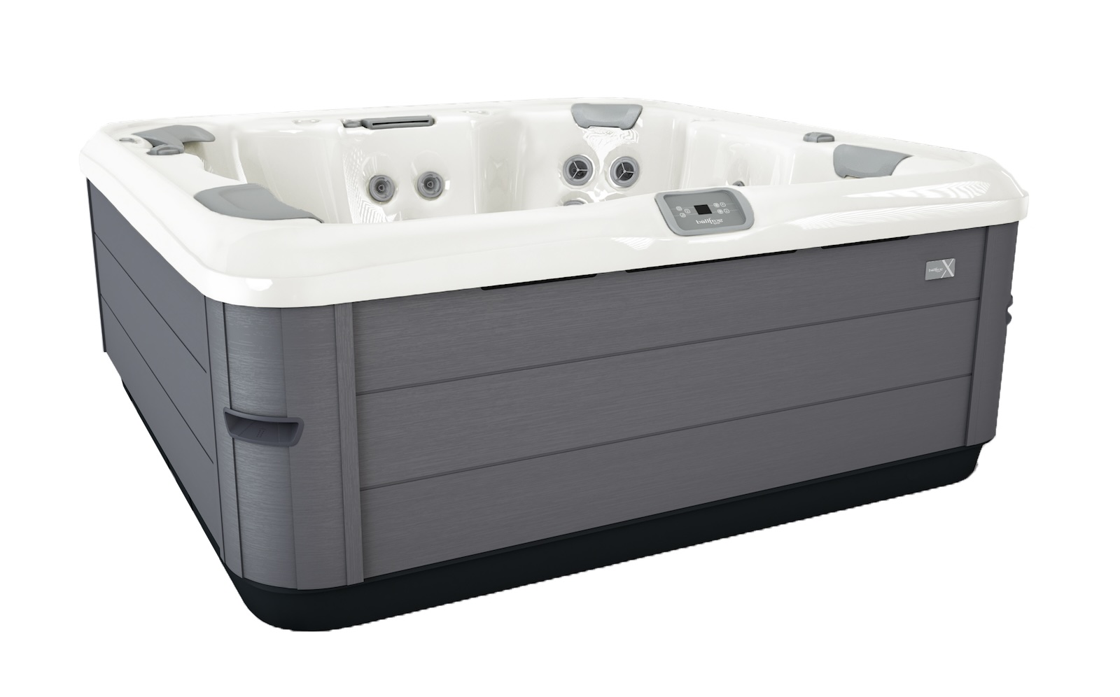 Bullfrog Spas X8L Choice Whirlpool für 6 Personen 239x239x97cm Coastal Grey