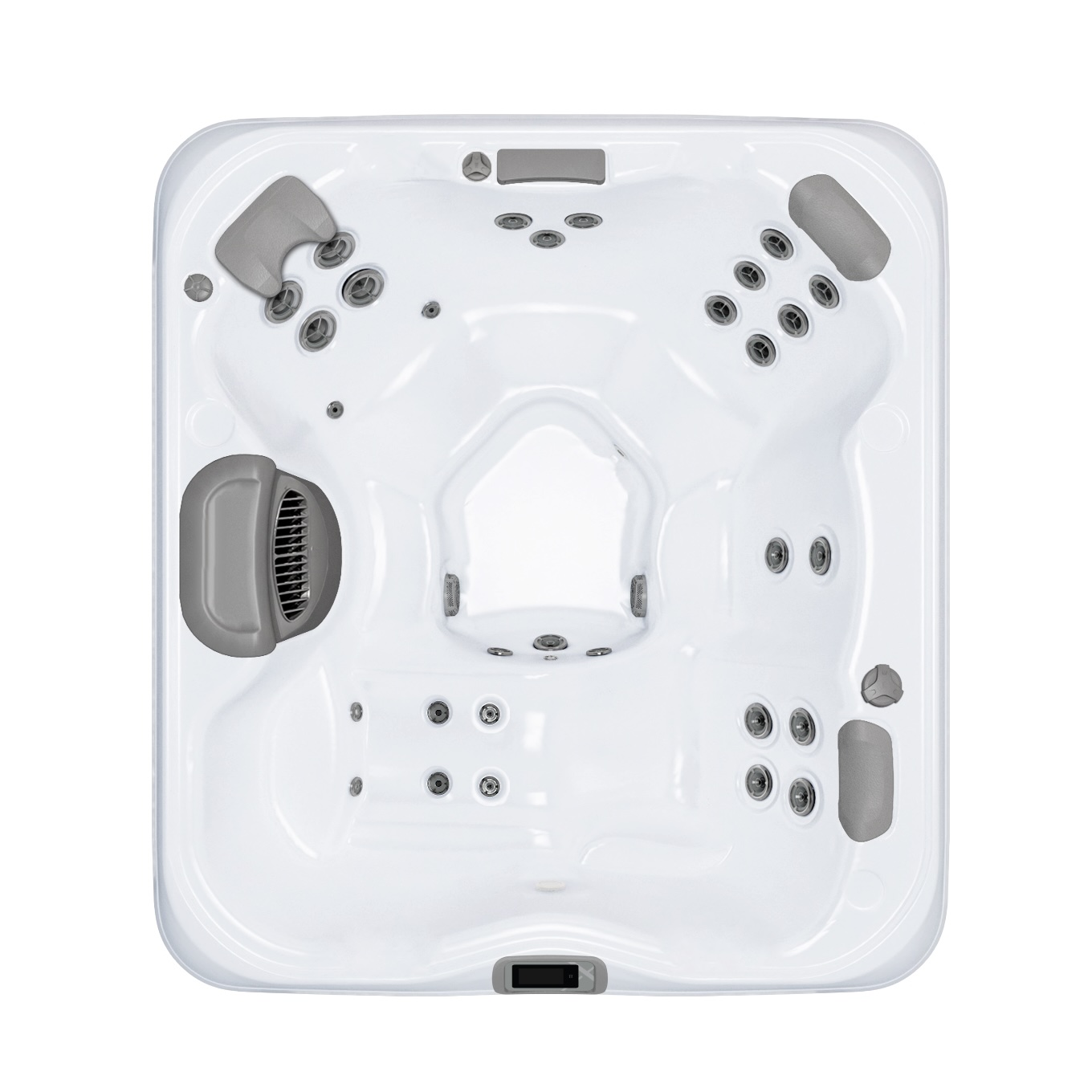 Bullfrog Spas X6L Select Whirlpool für 6 Personen 224x203x86cm Coastal Grey