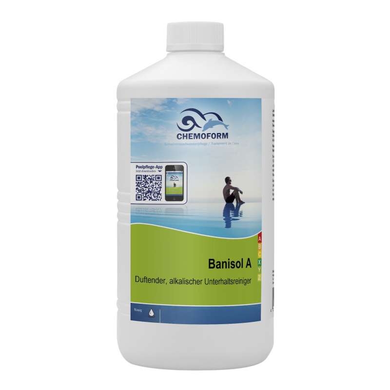 Chemoform Banisol A 1 l alkalischer Unterhaltsreiniger für Pools