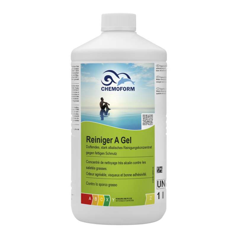 Chemoform Flisan Gel 1 l Randreiniger A Gel zur Entfernung von Verschmutzungen