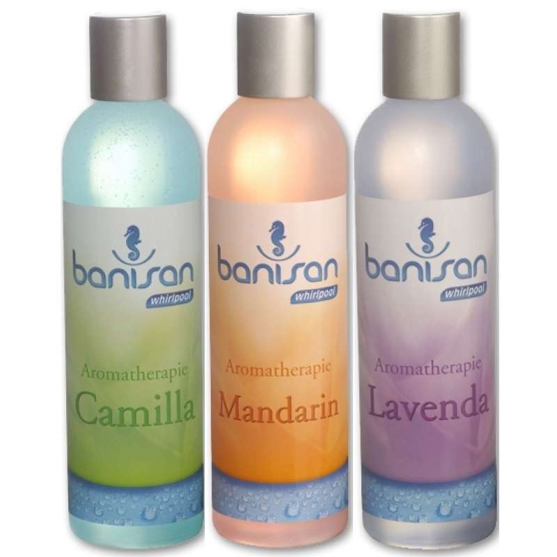 Banisan Badezusatz Whirlpool Aromatherapie 3 Düfte mit je 250 ml