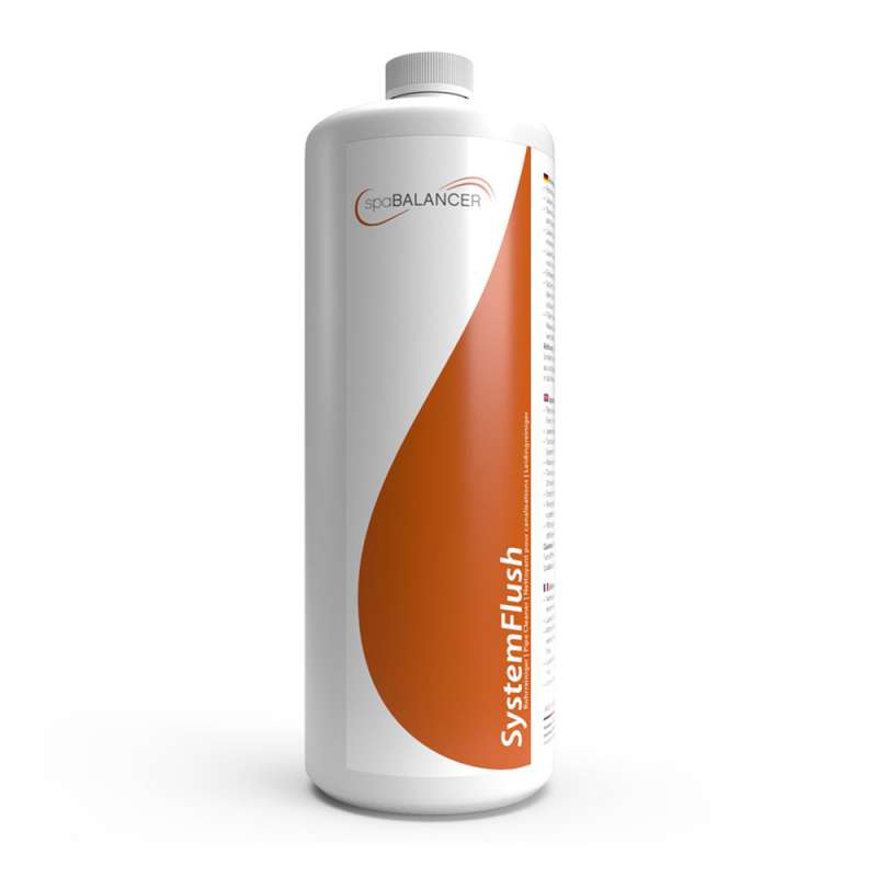 SpaBalancer System Flush 1 L (1000 ml) Rohrreiniger für Whirlpools und Spas Rohr Reiniger