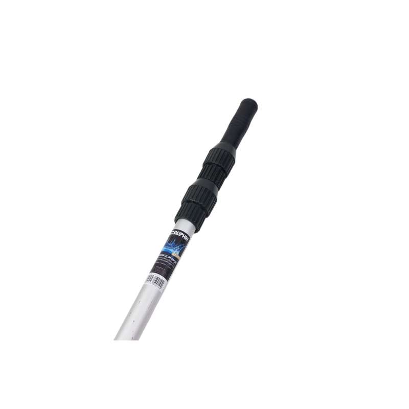 Delphin Teleskopstange Farbe schwarz 180 - 360 cm Schwimmbad Pool 2500020DP