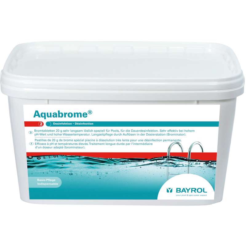 Bayrol Aquabrome 5 kg Eimer Bromtabletten 20 g zur Dauerdesinfektion 2139338