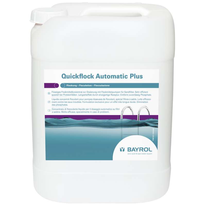 Bayrol Quickflock Automatic Plus 20 kg Kanister flüssiges Flockmittelkonzentrat