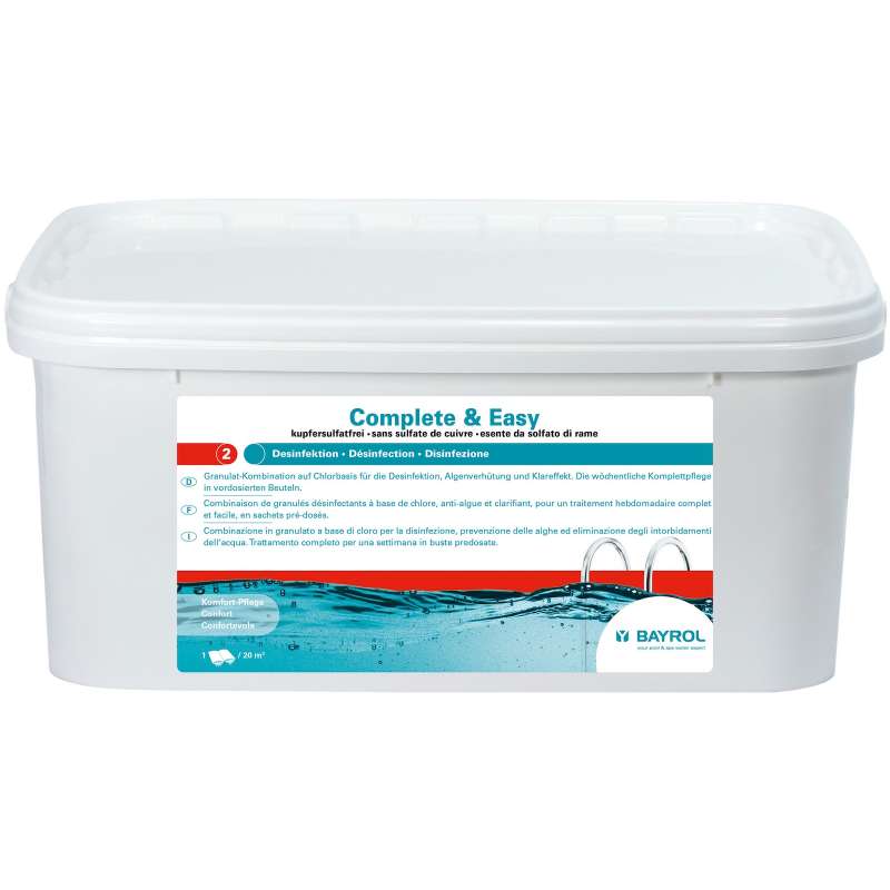 Bayrol Complete & Easy 2,24 kg komplette Wasserpflege auf Chlorbasis 1199277