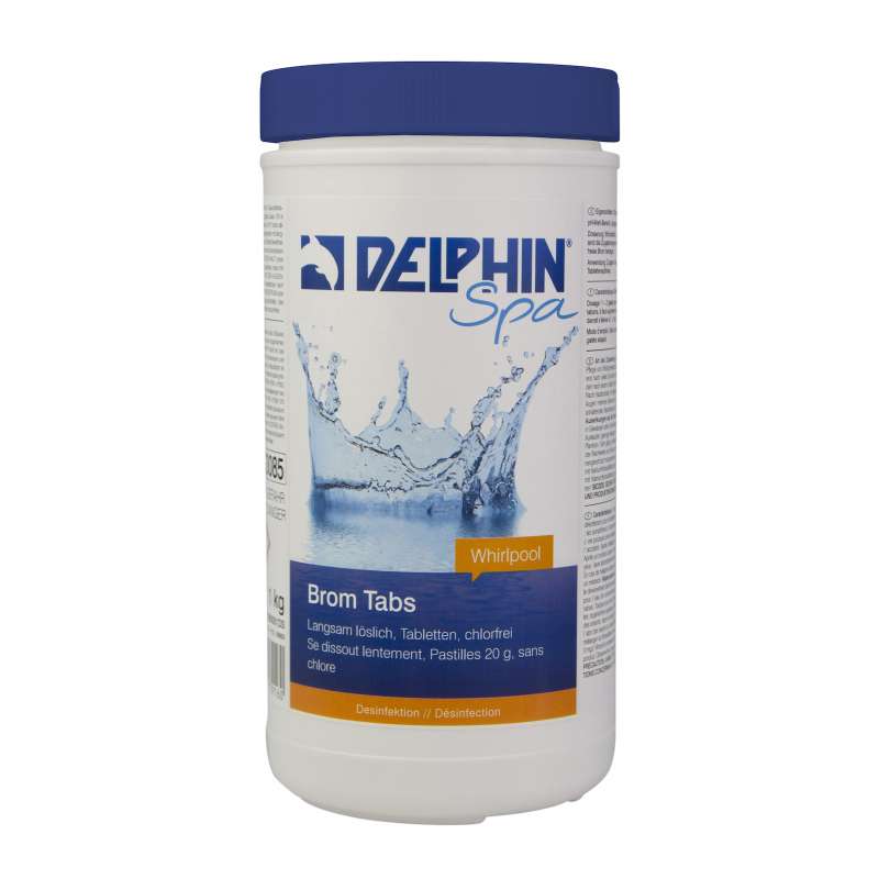 Delphin Spa Brom Tabs 20 g Inhalt 1 kg chlorfrei Desinfektion für Whirlpools