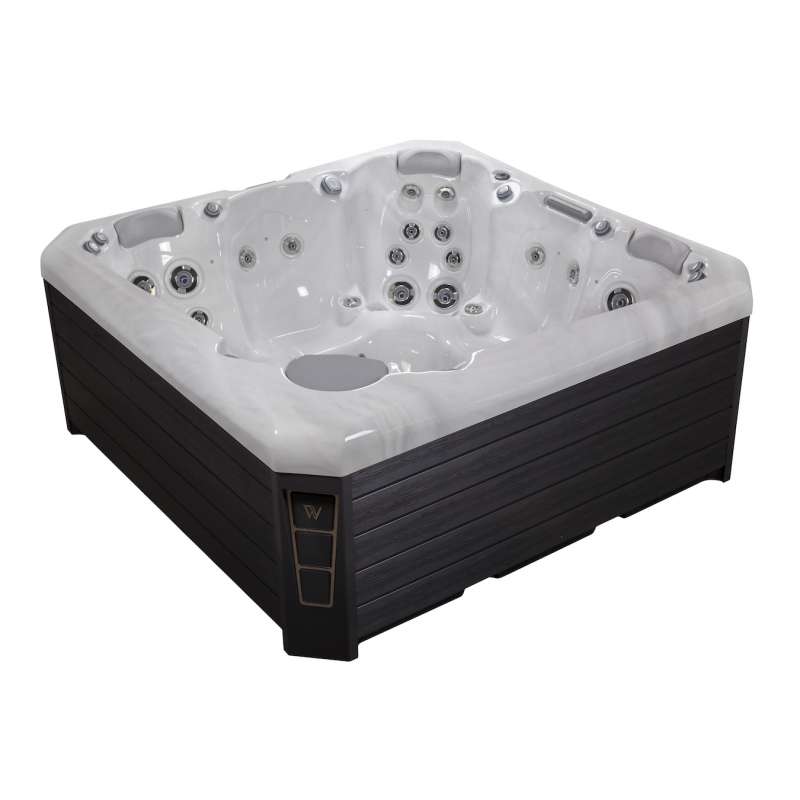 Wellis Palermo Standard Whirlpool Outdoor Außenwhirlpool für 5 Personen inkl. Thermoabdeckung