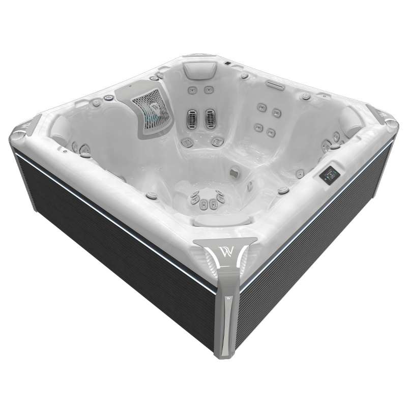 Wellis Elbrus Life Deluxe Whirlpool Außenwhirlpool 236x236x95cm für 7 Personen inkl. Thermocover