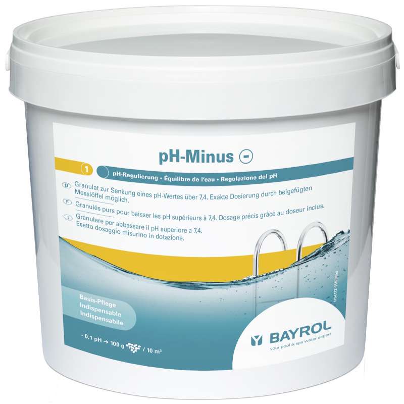 Bayrol pH Minus Granulat 18 kg Eimer zum Senken des pH Wertes Schwimmbadpflege