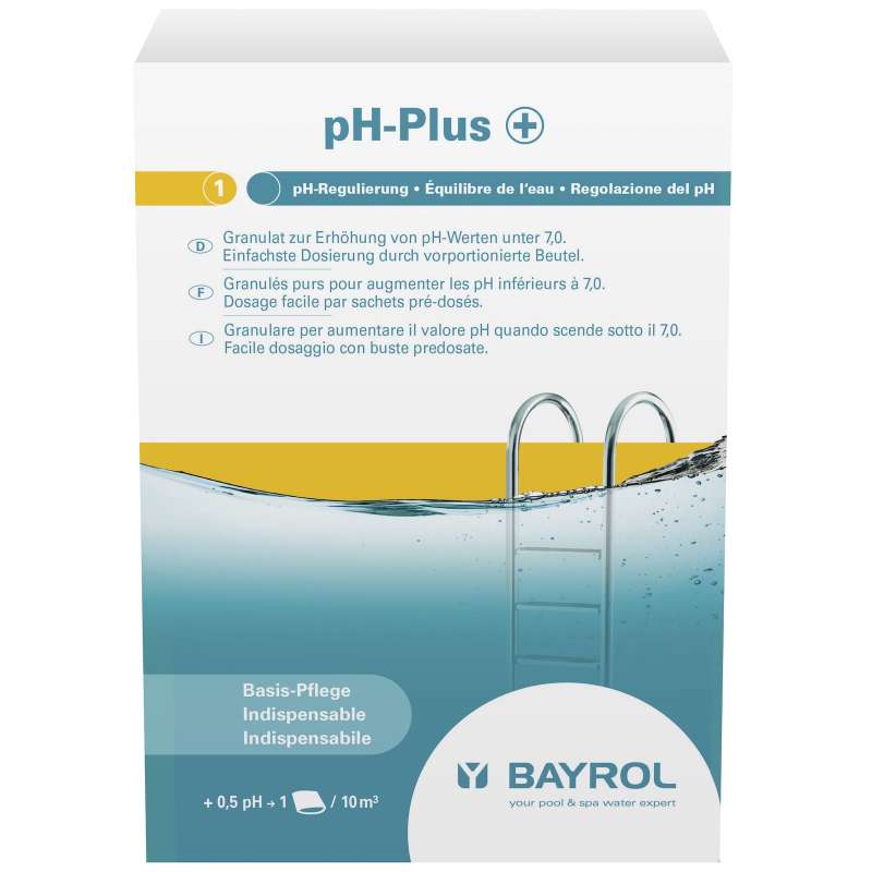 Bayrol pH Plus 1,5 kg Granulat 3 x 500 g Beutel zur Erhöhung des pH Wert 1194812