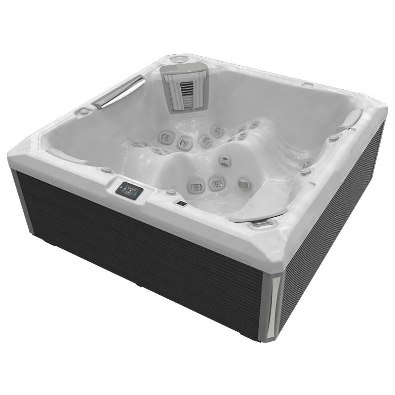 Wellis Makalu Life Premium Whirlpool Outdoor Außenwhirlpool 215x215x86,5cm mit Wärmepumpe