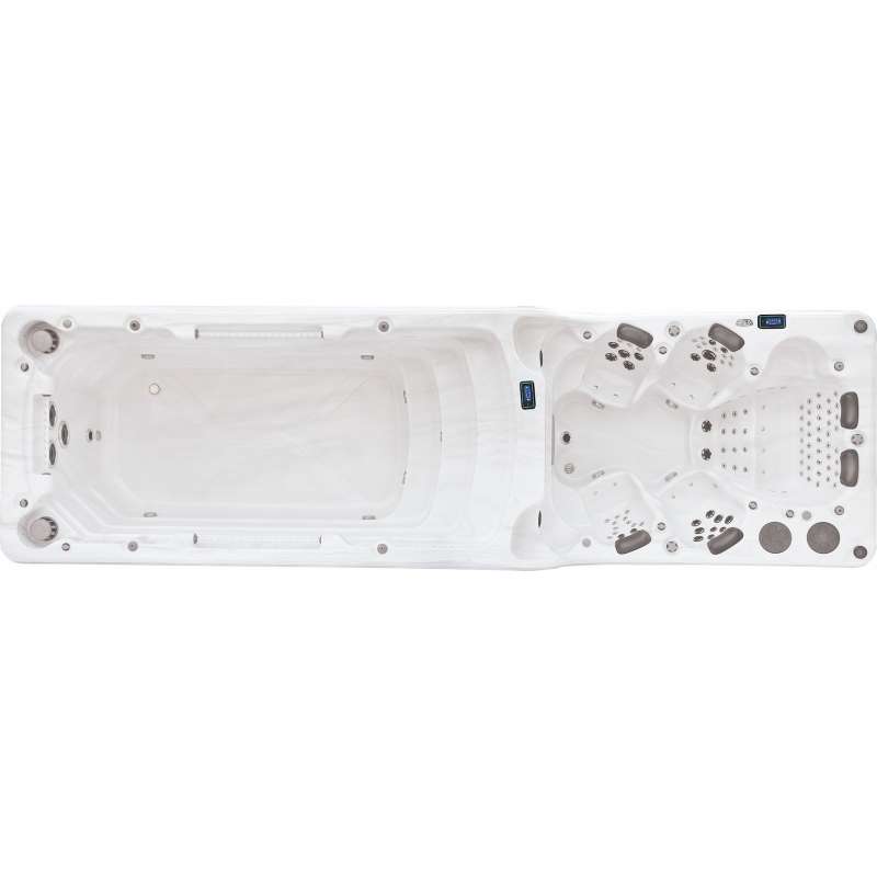 A-Spas Luxema 8000 Swim Spa Whirlpool-/ Schwimmbereich getrennt 750 x 222 x 160 cm