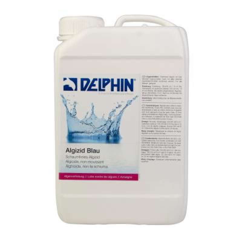 Delphin Algizid blau 5L Algenverhütung Inhalt 5 Liter Wasserpflege Algenvernichter
