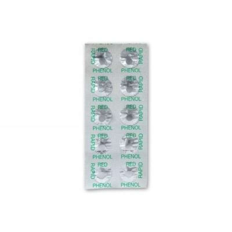 Phenolred Rapid Tabletten Pooltester pH Nachfüllset 3 X 10 Tabletten