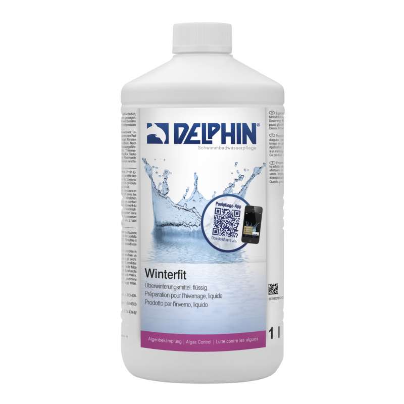 Delphin Winterfit 1 Liter Überwinterungsmittel für Schwimmbad Schwimmbadpflege