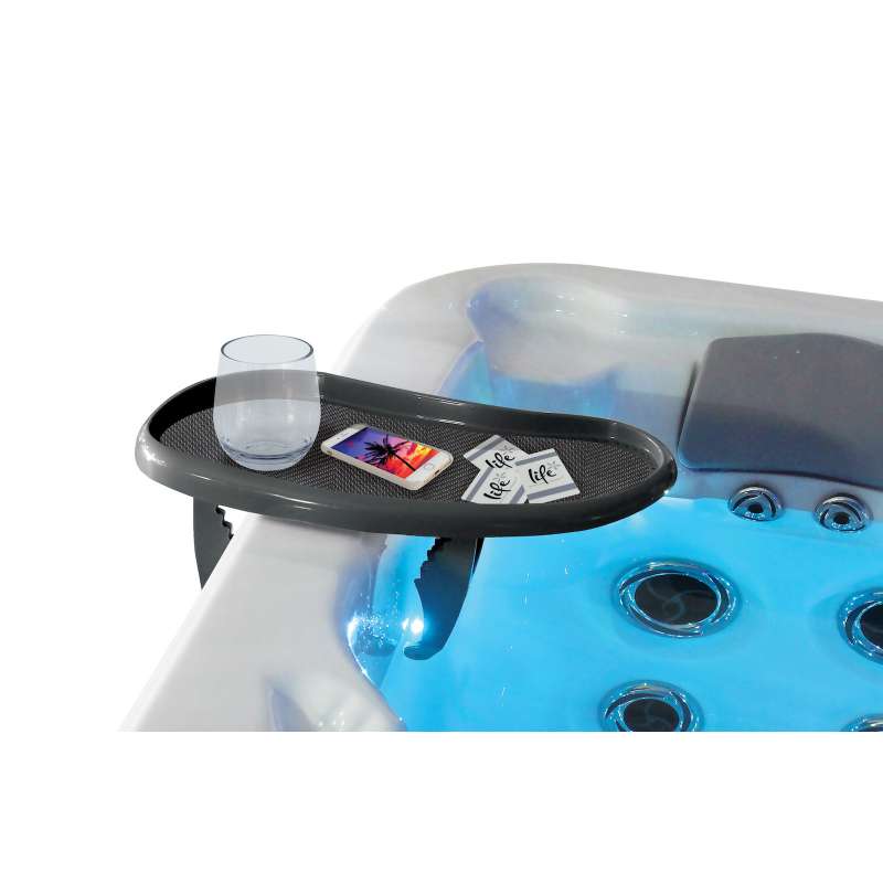 Life Spa Tray Table Poolwelt24 Tisch für Getränke Whirlpool Tablett Getränkehalter flexibles | und Snacks