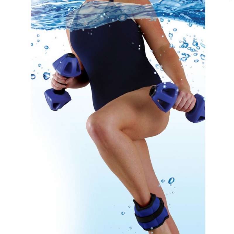 Life Fitness Kit Wasser Aerobic Fitness Training Set 2x Hantel + 2x Fußgewichte