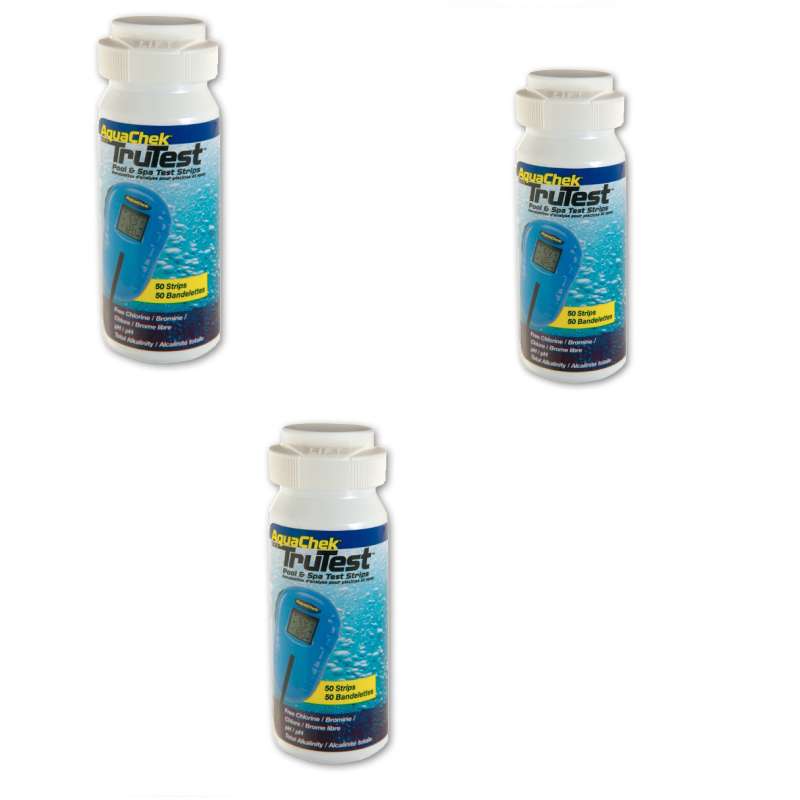AquaChek 3 x TruTest Teststreifen mit je 50 Stück PH Chlor