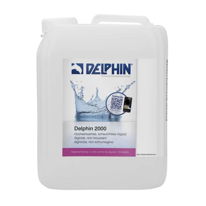 Delphin 2000 flüssig 5 L Algenverhütung 5 Liter schaumfreies Algizid 0617005D