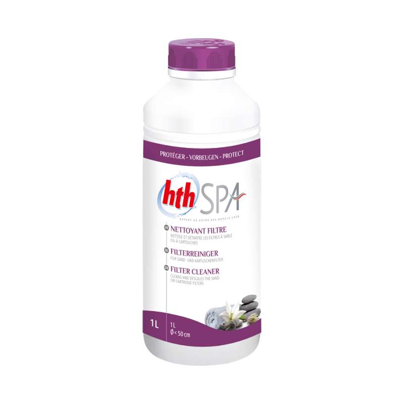 hth Spa Filter Reiniger 1 L (1000 ml) Filterreiniger für Whirlpools und Spas