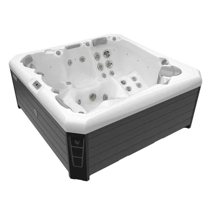 Wellis Palermo Life Whirlpool Außenwhirlpool 218x218x90cm für 6 Personen inkl. Thermocover