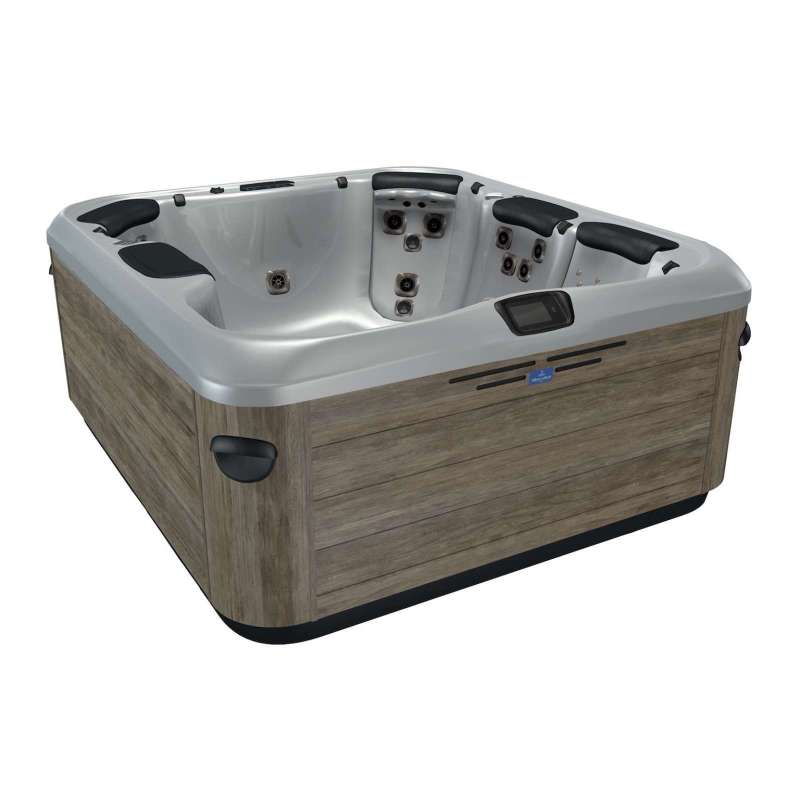 Villeroy & Boch A6L Fitness Edition Outdoor Whirlpool Titanium Timber Ash Grey für 5 Personen