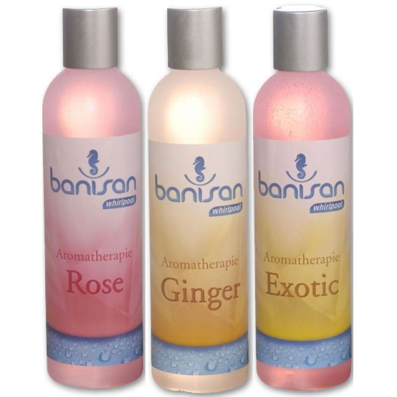 Banisan Badezusatz Whirlpool Aromatherapie 3 Düfte mit je 250 ml