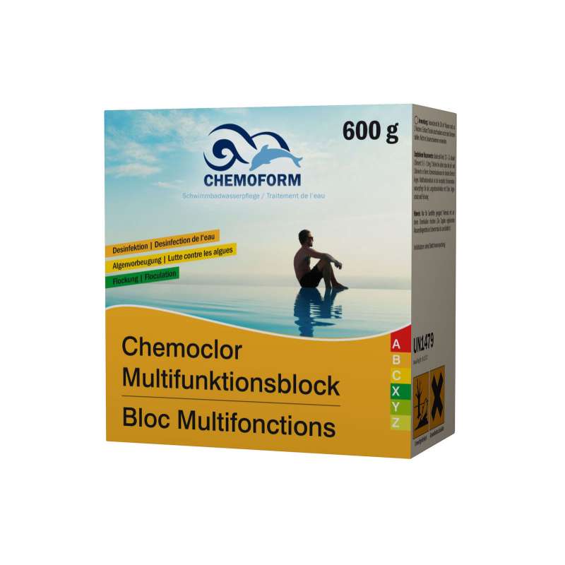 Chemoform Chemoclor Multifunktionsblock 600 g Chlor Desinfektion