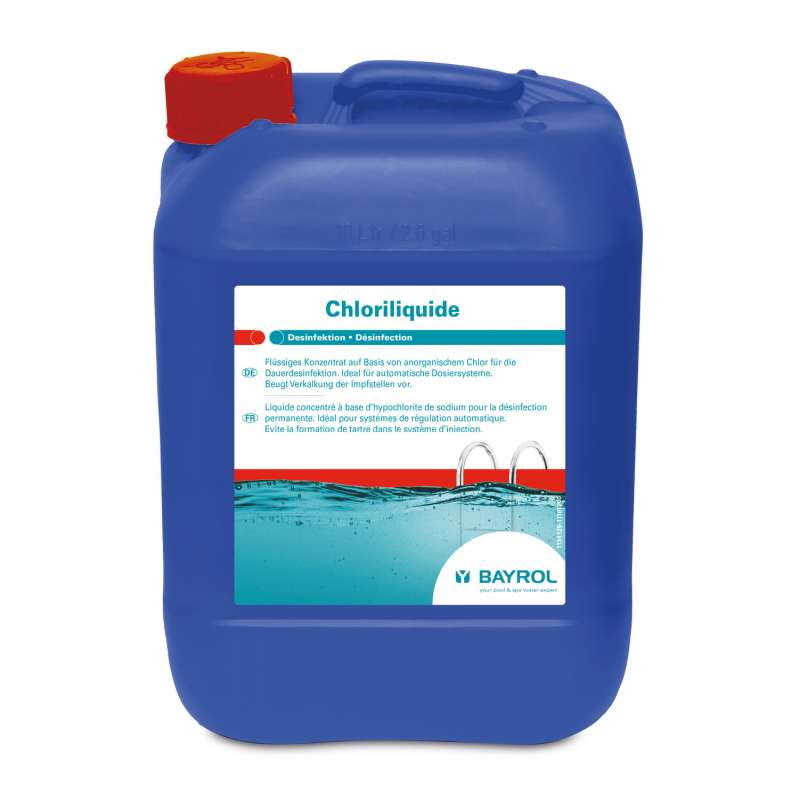 Bayrol ChloriLiquid 10 Liter für Dauerdesinfektion Schwimmbadpflege 1134129