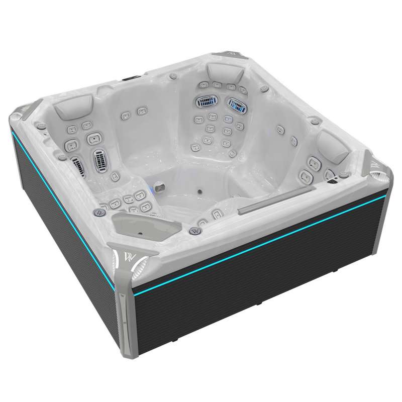 Wellis Everest Life Premium Whirlpool Außenwhirlpool 236x236x95cm für 5 Personen inkl. Thermocover