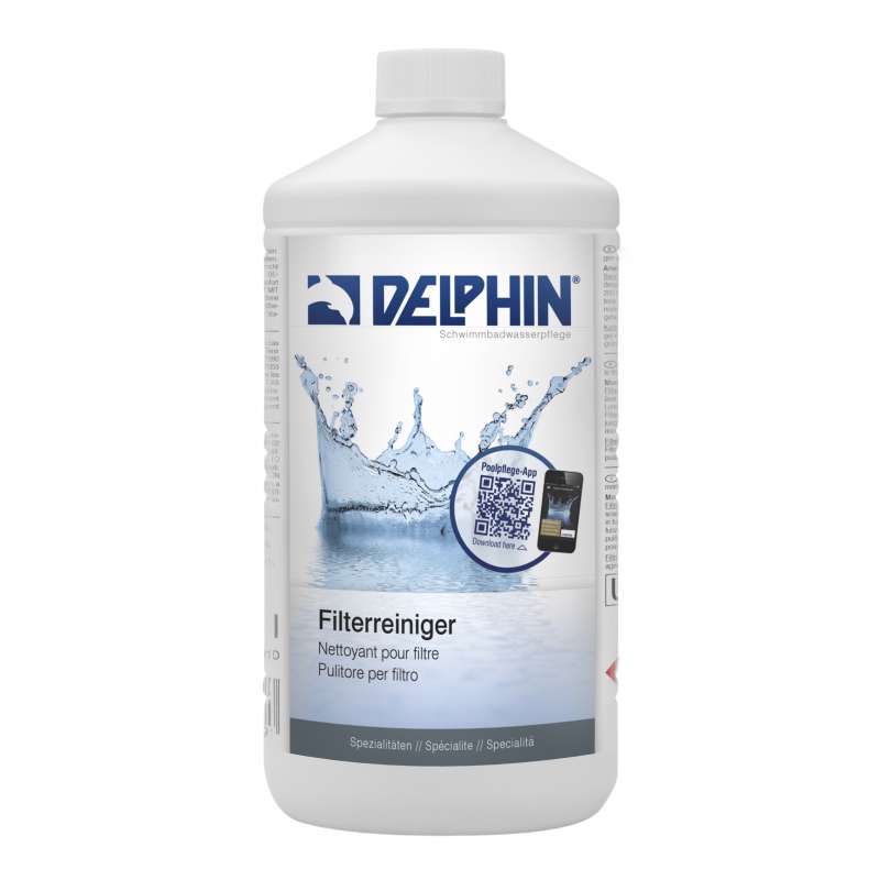 Delphin Filterreiniger 1 Liter Filter Cleaner Filteranlagenreiniger 1093001D