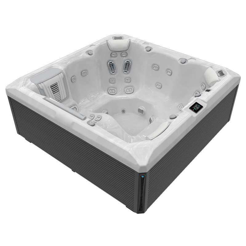 Wellis Atlas Life Deluxe Whirlpool Außenwhirlpool 215x215x86,5cm für 6 Personen inkl. Thermocover