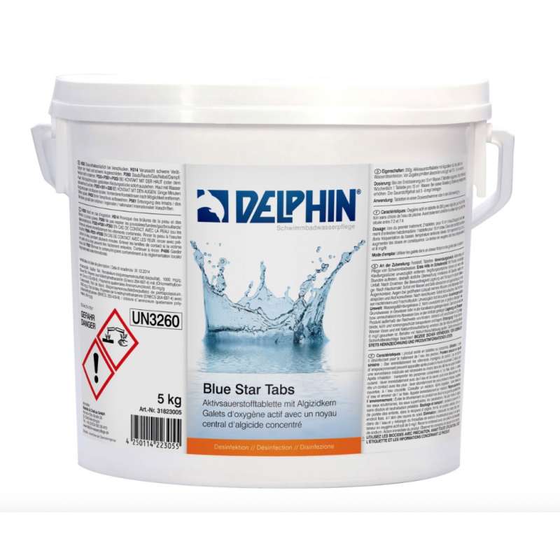 Delphin Blue Star Tabs 5 kg zwei Komponententablette Aktivsauerstoff