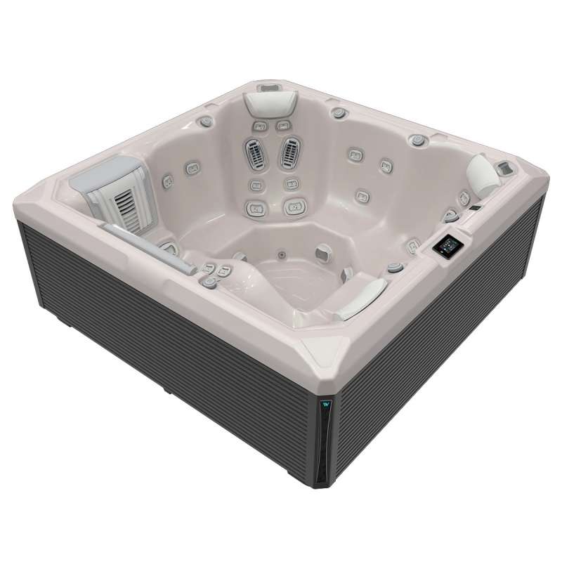 Wellis Atlas Life Premium Whirlpool Außenwhirlpool 215x215x86,5cm für 6 Personen inkl. Thermocover