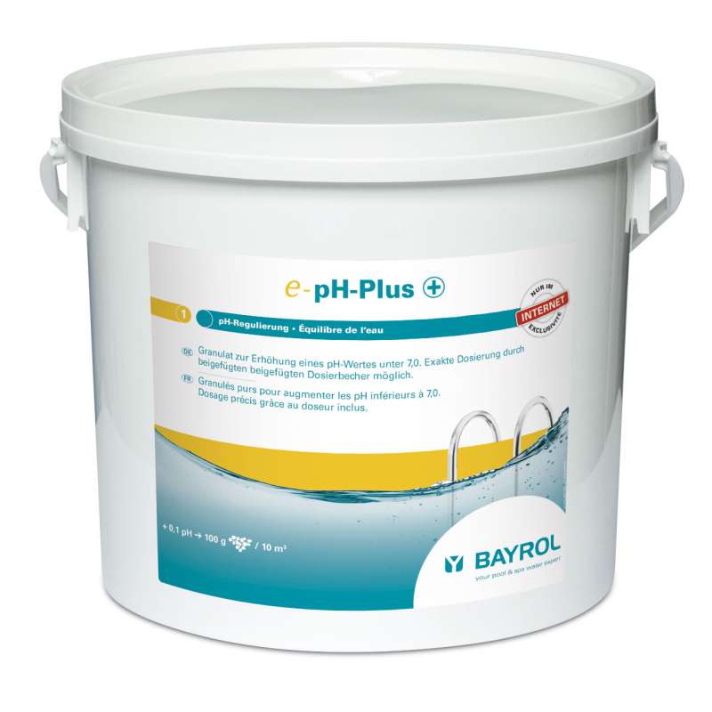 Bayrol e-pH-Plus 5 kg Granulat zur pH Wert Erhöhung Schwimmbadpflege