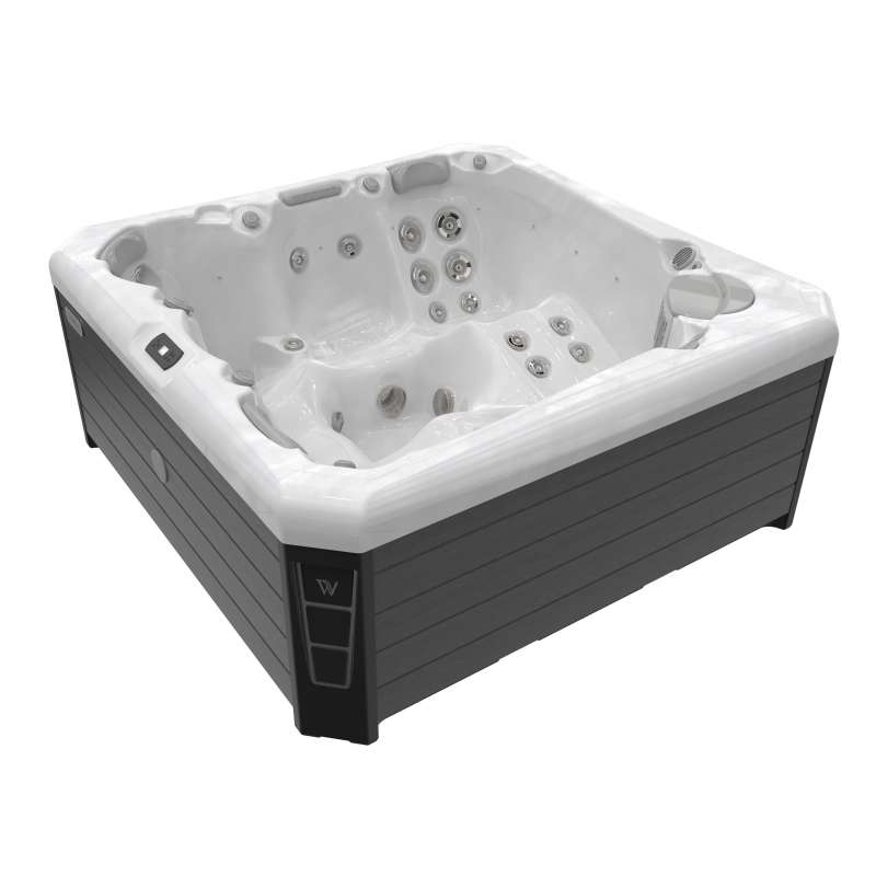 Wellis Palermo Life Premium Whirlpool Außenwhirlpool 218x218x90cm für 6 Personen inkl. Wärmepumpe